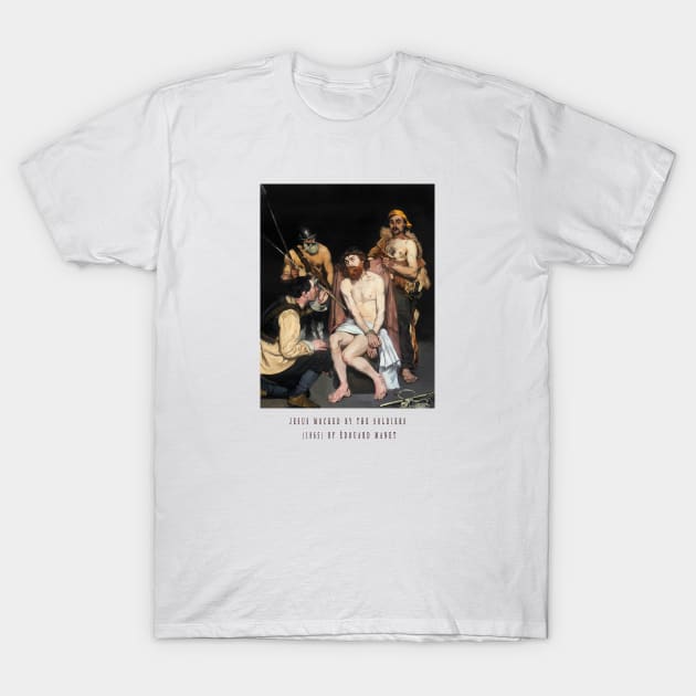Edouard Manet Painting - Jesus Mocked by the Soldiers T-Shirt by thecolddots